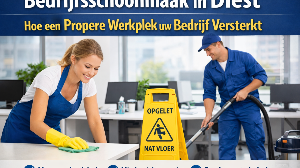 Bedrijfsschoonmaak in Diest — Hoe een Propere Werkplek uw Bedrijf Versterkt 3 Bedrijfsschoonmaak in Diest – propere werkplek door Pro Max Cleaning