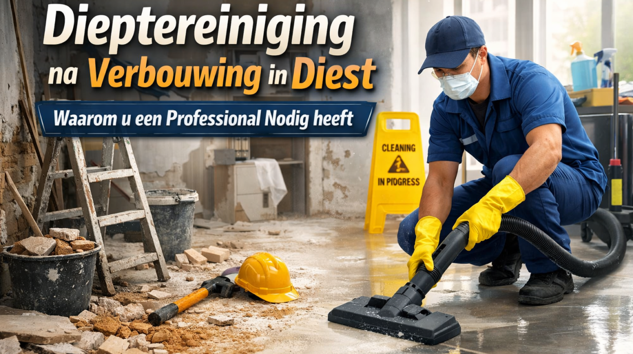 Dieptereiniging na verbouwing in Diest door professioneel schoonmaakbedrijf