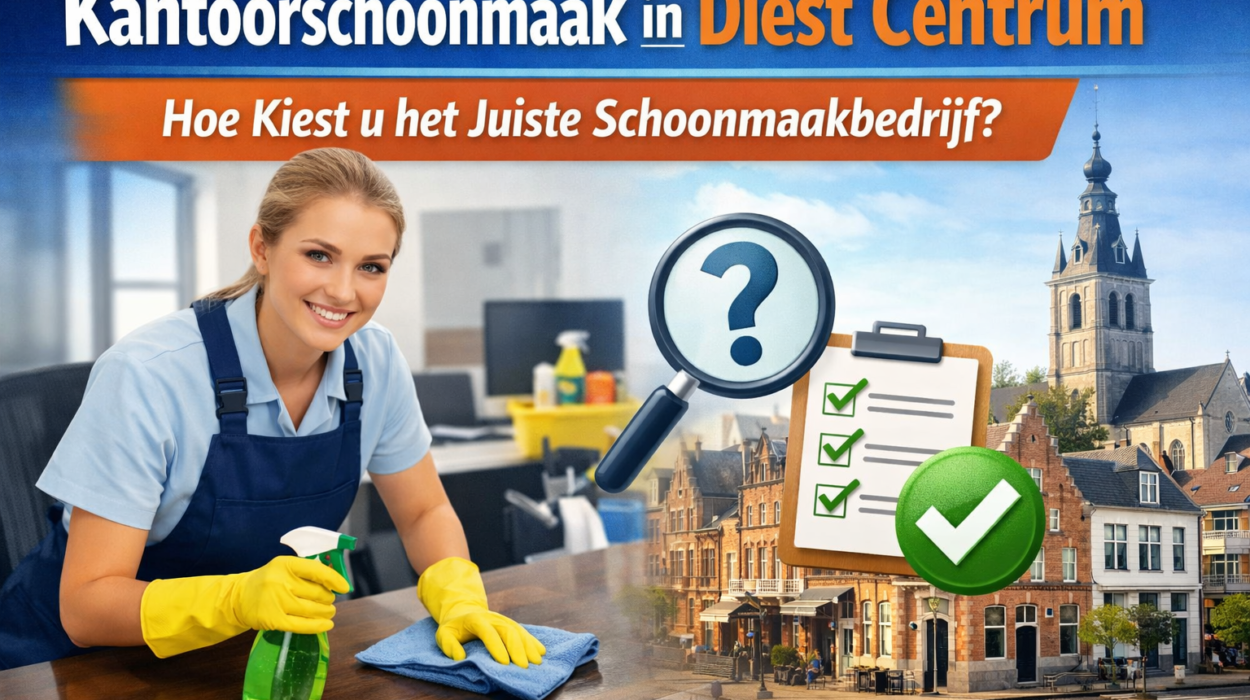 Kantoorschoonmaak in Diest Centrum door Pro Max Cleaning