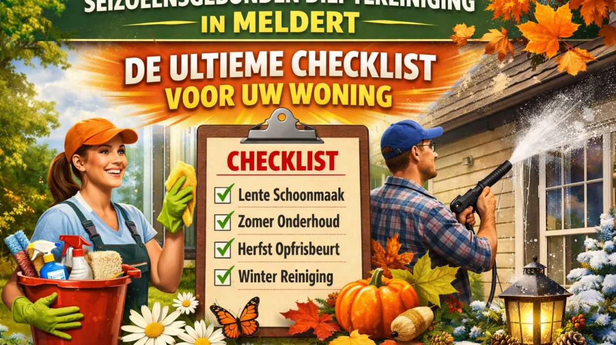 Seizoensgebonden Dieptereiniging in Meldert — De Ultieme Checklist voor uw Woning
